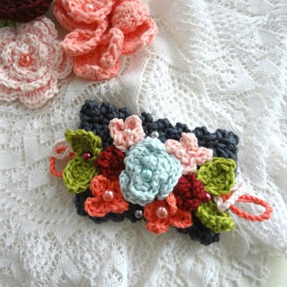 Boho Flower Cuff