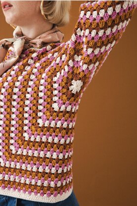 Hexagon Crochet Sweater