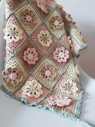 Petals and Ruffles Blanket