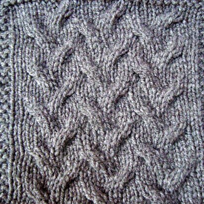 Rippling Waters Square - knitting pattern