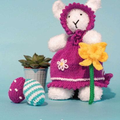 Easter Bunny in King Cole Truffle & King Cole Big Value DK 50g - Downloadable PDF