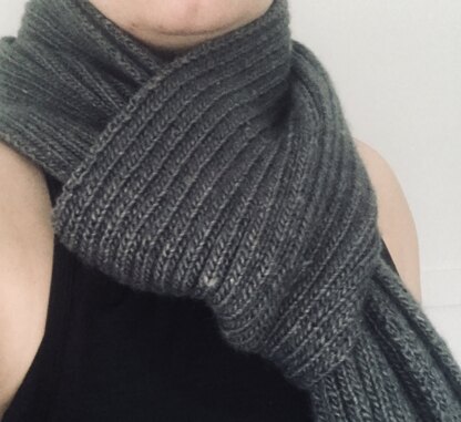 Ribbed Scarf