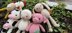 Farm Animal Set Bunny Chicken Cow Pig Sheep Lamb crochet amigurumi