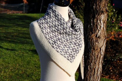 Folk Knit Shawl