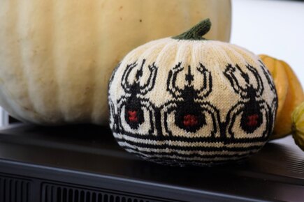 Spider Colorwork Pumpkin #2