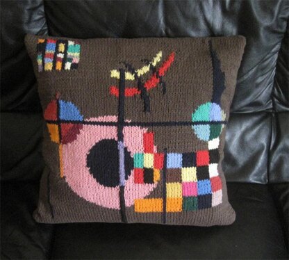 Modern Art Pillow - Kandinsky, Gravitation