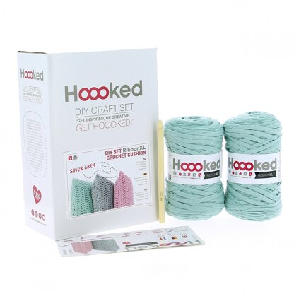 Hoooked RibbonXL Crochet Cushion DIY Kit