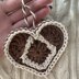 Gingerbread Heart Christmas Ornament