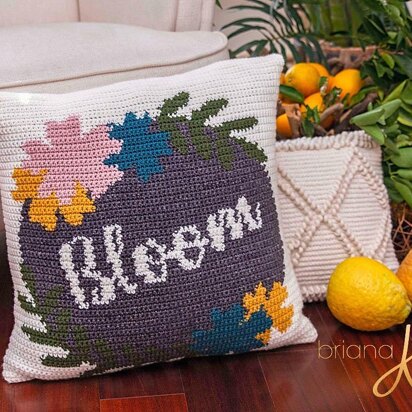 Bloom Pillow Cover Crochet