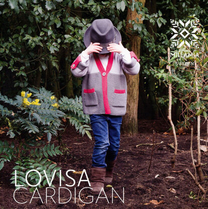 Boys' Lovisa Cardigan in MillaMia Naturally Soft Merino