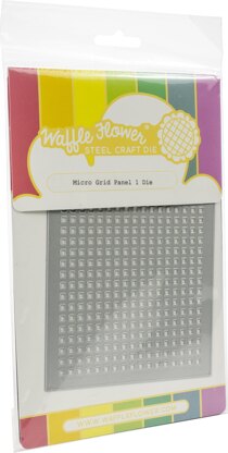 Waffle Flower Crafts Waffle Flower Die - Micro Grid Panel 1