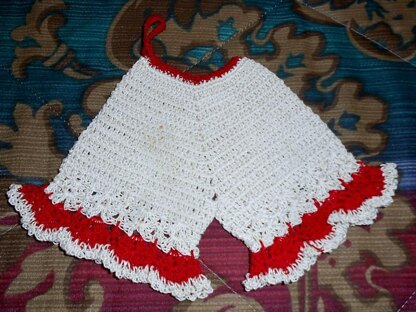 Vintage Style Dress and Bloomers Potholders