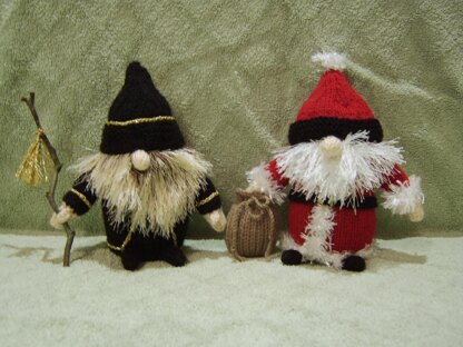 Wizard and Santa Gnomes