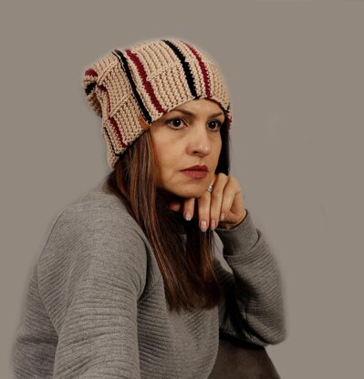 Burberry Hat Knitting pattern by Double ff | LoveCrafts