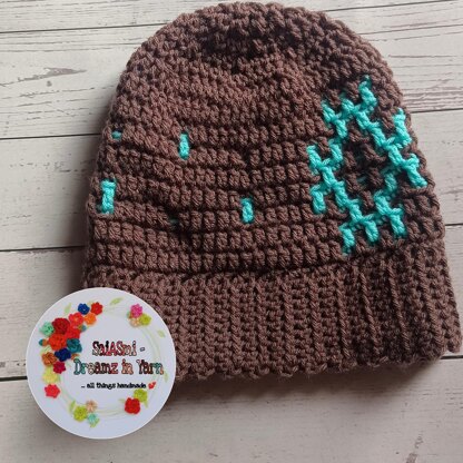 Snowflake and Sprinkles Beanie