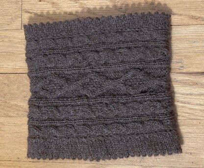 Cabled Country Comfort Cowl