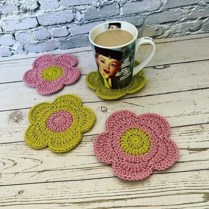 Flower Power Coasters - 5 Petals