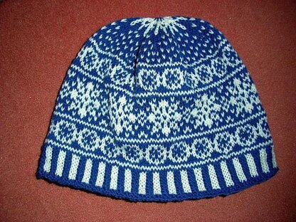 Snow crystal beanie