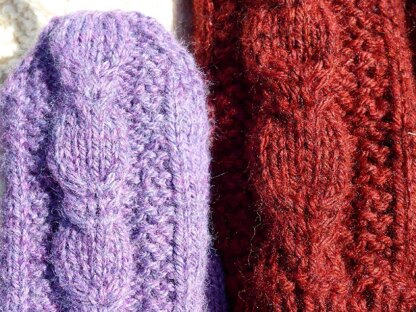 Hollyhock Junior Mittens