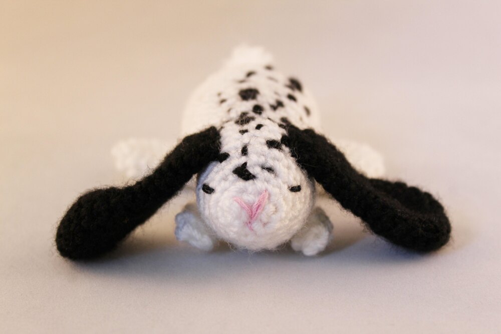 Sleepy Bunny Amigurumi Pattern Crochet pattern by Woolly Wilderness