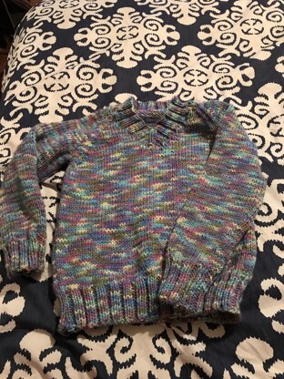 mila's unicorn sweater