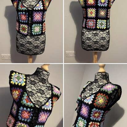 Granny Square Waist Coat