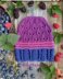 Boho "Berries" slouchy beanie