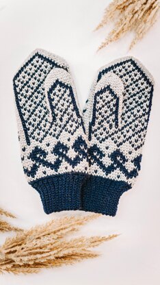 Traditional Fair Isle Mittens