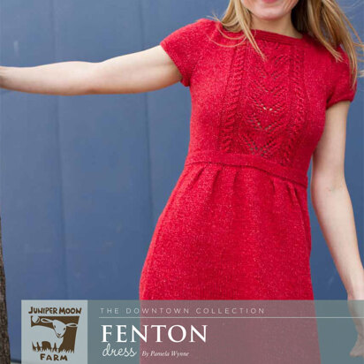 Fenton Dress in Juniper Moon Sabine - Downloadable PDF