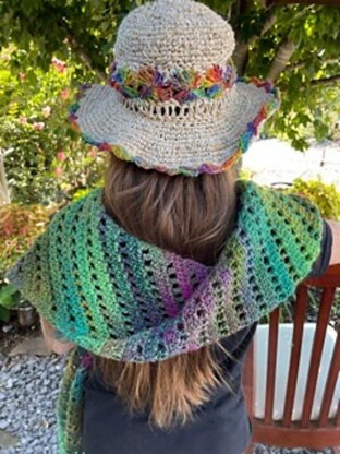 On The Diagonal Scarf/Shawl