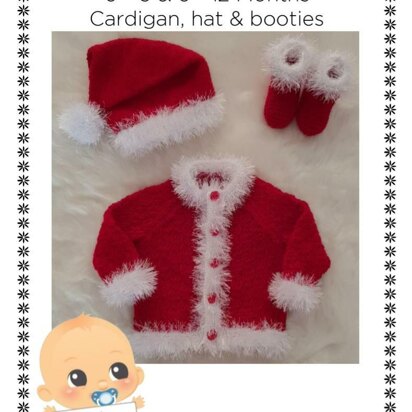 Noel 0-3 mths & 6-12mths baby knitting pattern