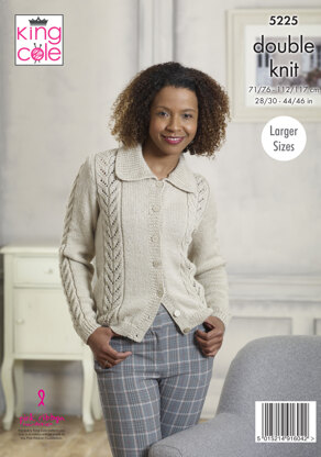 Knitting Pattern Knit Sweater Cardigan, Classic Knitting Pattern