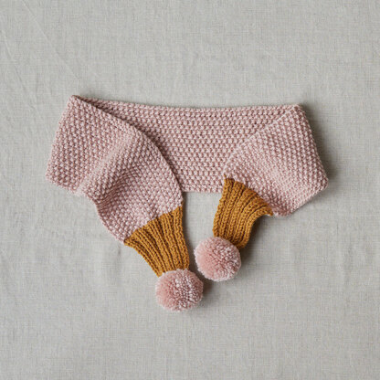 Bobbi Bonnet & Scarf - Knitting Pattern for Babies in Debbie Bliss Cashmerino Aran