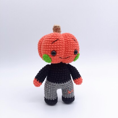 Pumpkin Kid Amigurumi Crochet Pattern