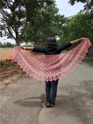 Flower Bud Shawl