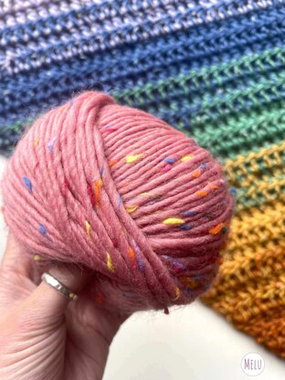 Chunky OmbRainbow Scarf