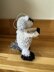 Mini Badger Playing Cricket - Ferrero Rocher/Lindor Chocolate Cover/Stuffed Toy/Hanging Ornament