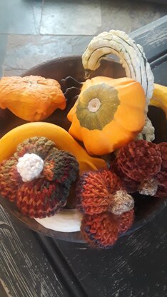 Quick Knit Pumpkins