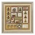 Historical Sampler Company Mini Christmas Patchwork Cross Stitch Kit - 16ct Aida - 18cm x 18cm