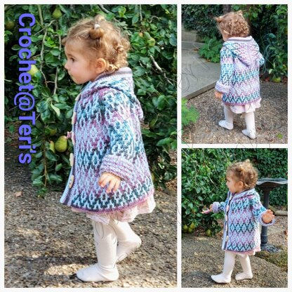 Little Diamond Mosaic Children's Coat