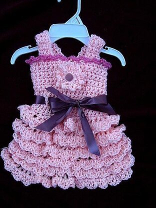 Crochet frocks for hot sale baby girl