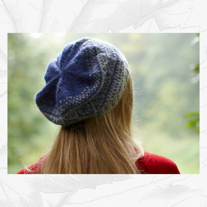 "Samantha Hat" - Hat Knitting Pattern For Women in Willow & Lark Woodland