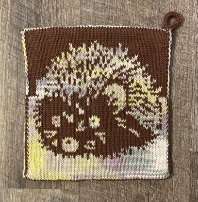 Woodland Hedgehog Potholder