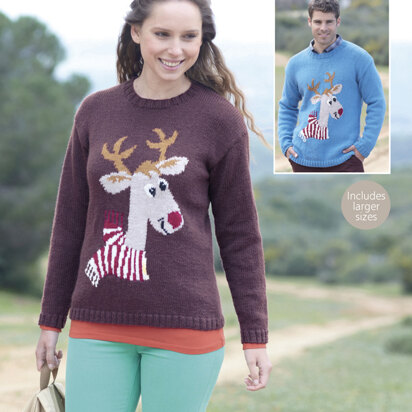 Reindeer Sweaters in Sirdar Country Style DK - 7118