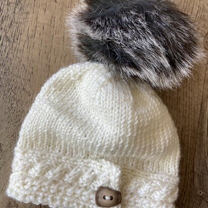 Gently Cabled  Hat