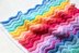 Chunky Rainbow Ripple Baby Blanket