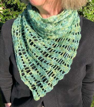 In The Willow Shade Shawl