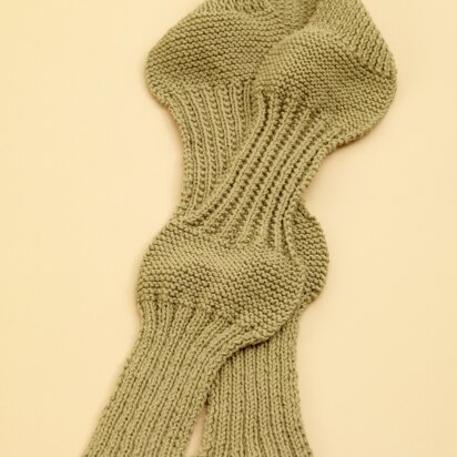 Rib Sampler Scarf in Lion Brand Wool-Ease - 70530AD