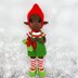 Christmas elf, crochet doll, amigurumi doll, Bella