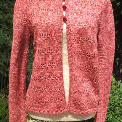 Eyelet & Bobble Cardigan